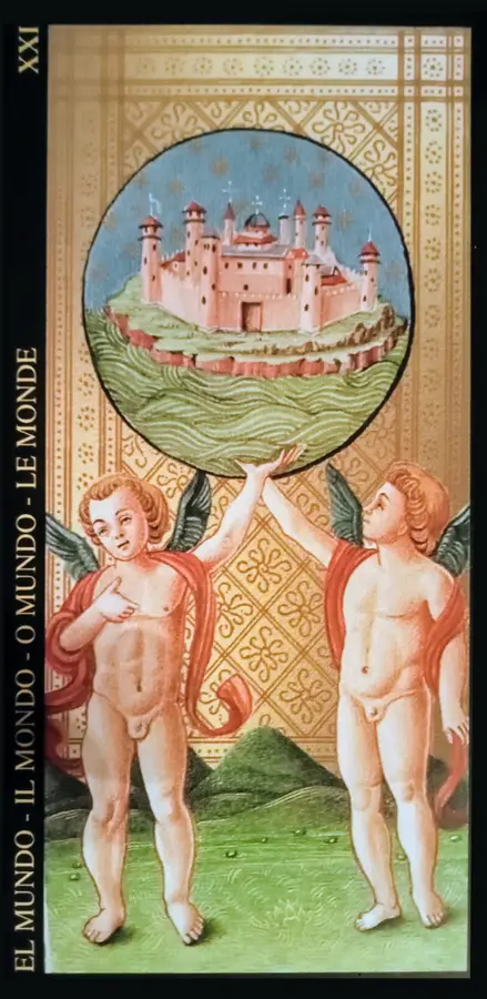 Lá Át Gậy ở vị trí quá khứ, hiện tại, tương lai: Lá bài Tarot trong các bộ bài cổ