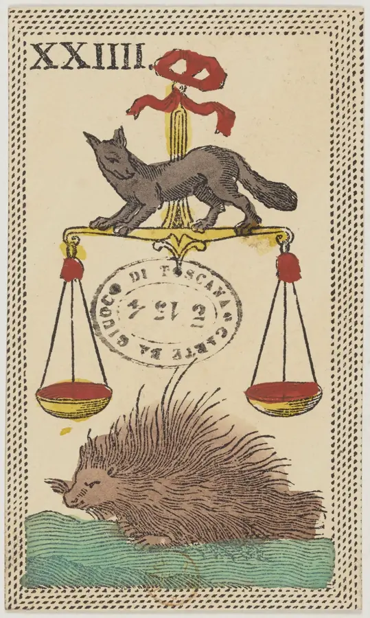 Lá Mười Gậy ở vị trí quá khứ, hiện tại, tương lai: Lá bài Tarot trong các bộ bài cổ