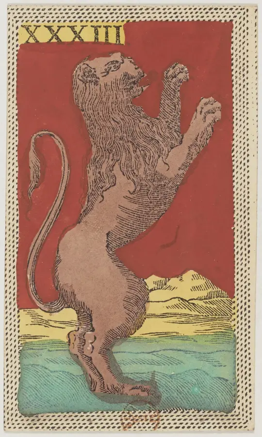 Lá Át Cốc ở vị trí quá khứ, hiện tại, tương lai: Lá bài Tarot trong các bộ bài cổ