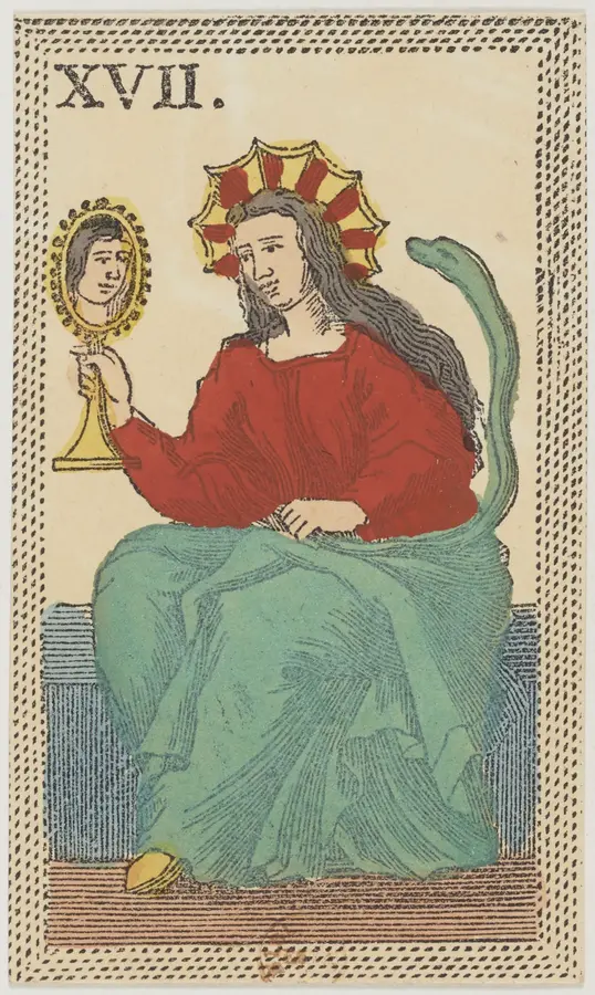 Lá Hai Cốc ở vị trí quá khứ, hiện tại, tương lai: Lá bài Tarot trong các bộ bài cổ