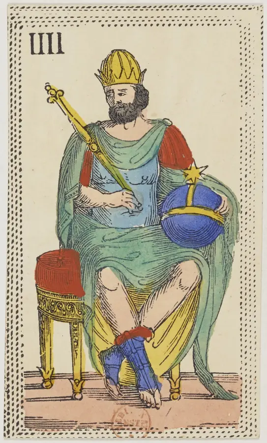 Lá Hầu Cận Cốc ở vị trí quá khứ, hiện tại, tương lai: Lá bài Tarot trong các bộ bài cổ