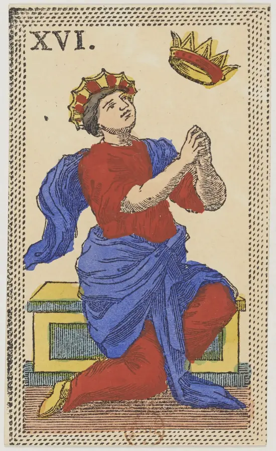 Trải bài thói quen tiền bạc: thu, chi, giữ và học thêm: Lá bài Tarot trong các bộ bài cổ