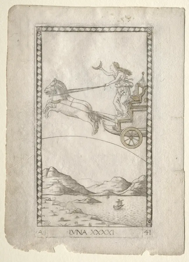 Lá Hoàng Hậu Tiền ở vị trí quá khứ, hiện tại, tương lai: Lá bài Tarot trong các bộ bài cổ