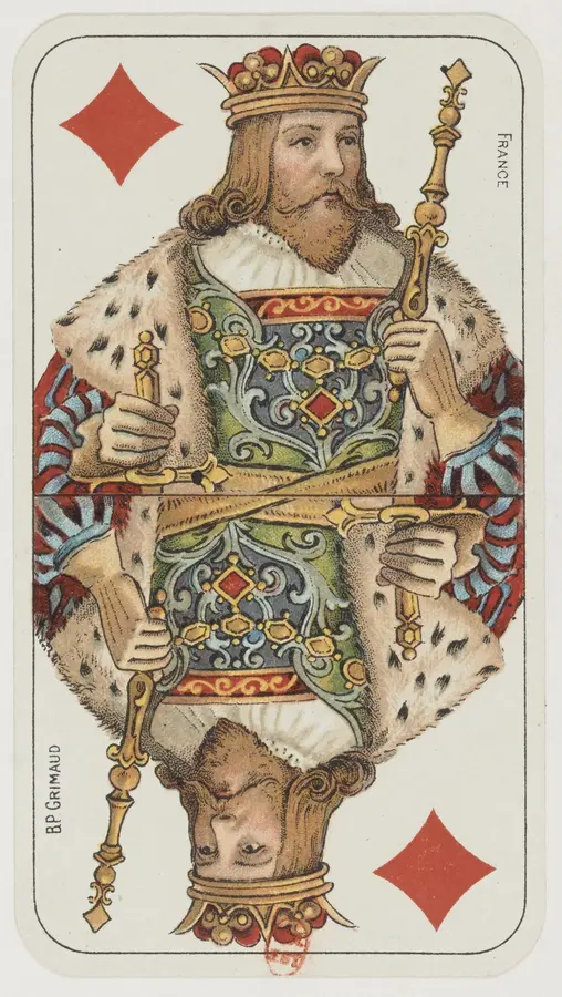 Lá Hoàng Hậu Gậy trong chuyện gia đình và bạn bè: Lá bài Tarot trong các bộ bài cổ