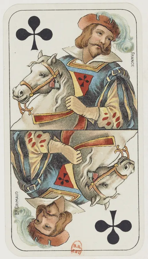 Lá Kỵ Sĩ Kiếm trong chuyện gia đình và bạn bè: Lá bài Tarot trong các bộ bài cổ