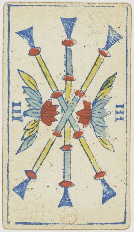 Lá Tám Tiền trong chuyện gia đình và bạn bè: Lá bài Tarot trong các bộ bài cổ