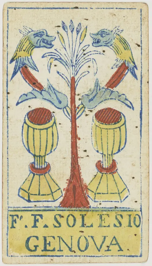 Lá Ác Quỷ: bài học phát triển bản thân: Lá bài Tarot trong các bộ bài cổ