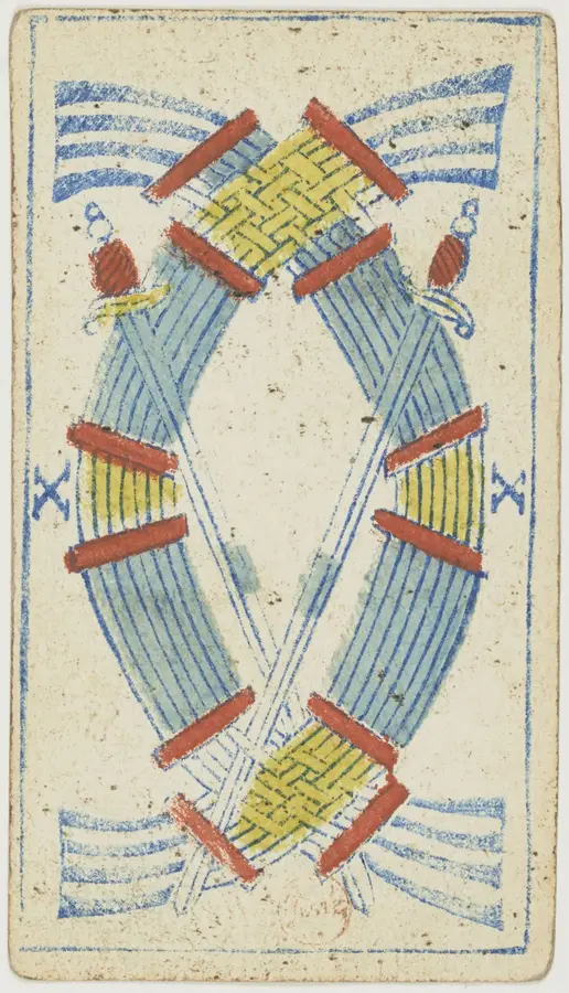 Lá Át Gậy: bài học phát triển bản thân: Lá bài Tarot trong các bộ bài cổ