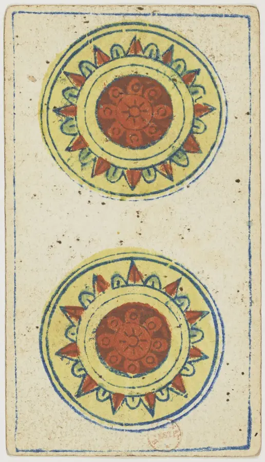 Lá Hai Gậy: bài học phát triển bản thân: Lá bài Tarot trong các bộ bài cổ