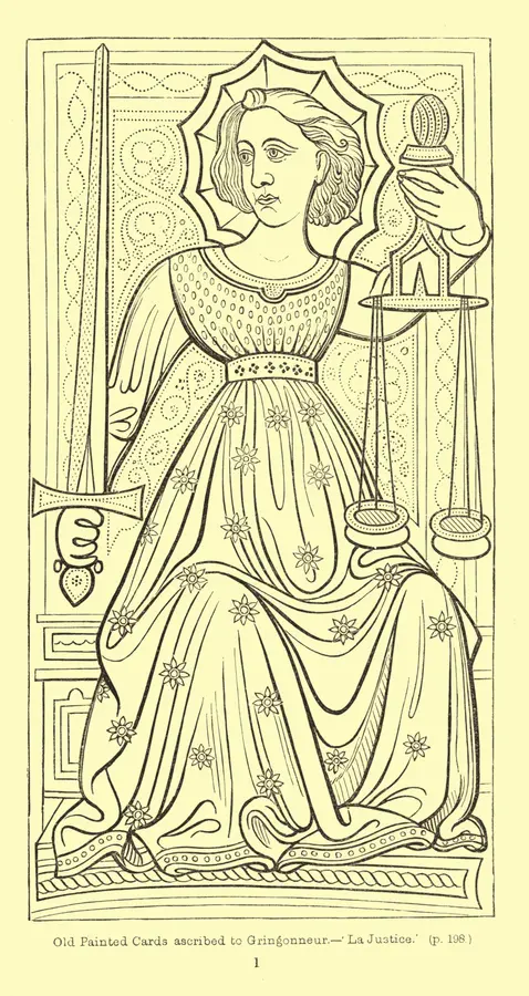 Lá Mười Gậy: bài học phát triển bản thân: Lá bài Tarot trong các bộ bài cổ