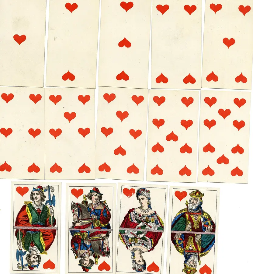 Lá Át Gậy khi đại diện cho một người: Lá bài Tarot trong các bộ bài cổ