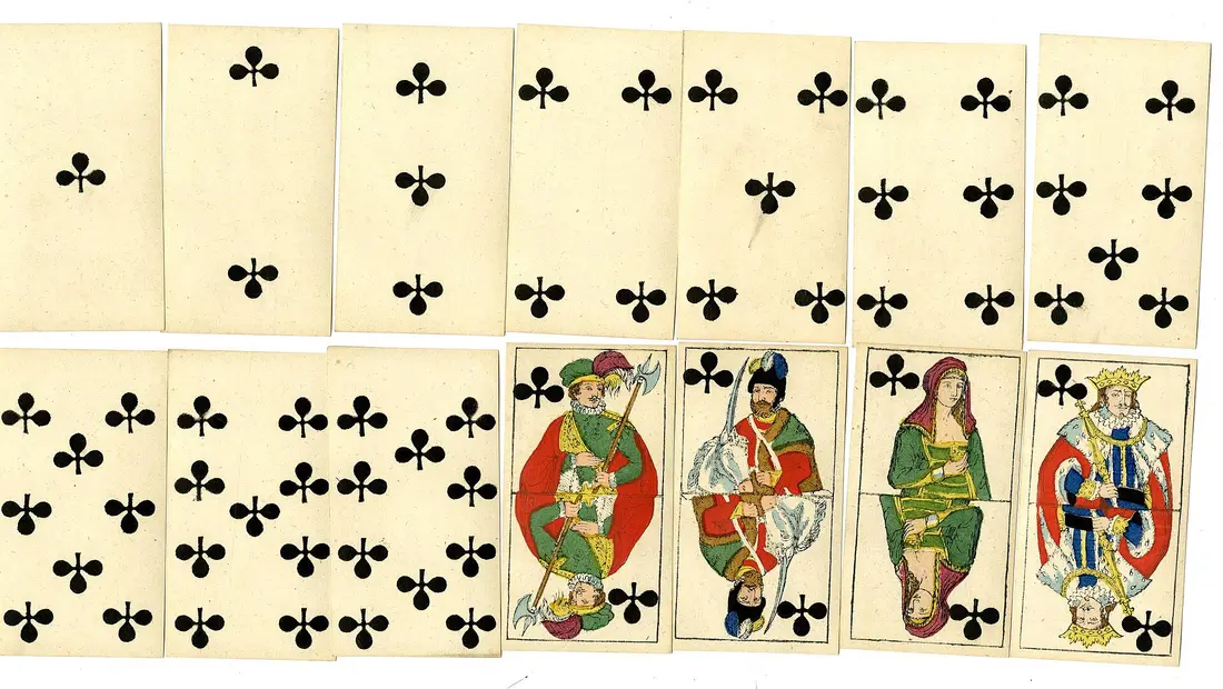 Lá Kỵ Sĩ Gậy khi đại diện cho một người: Lá bài Tarot trong các bộ bài cổ