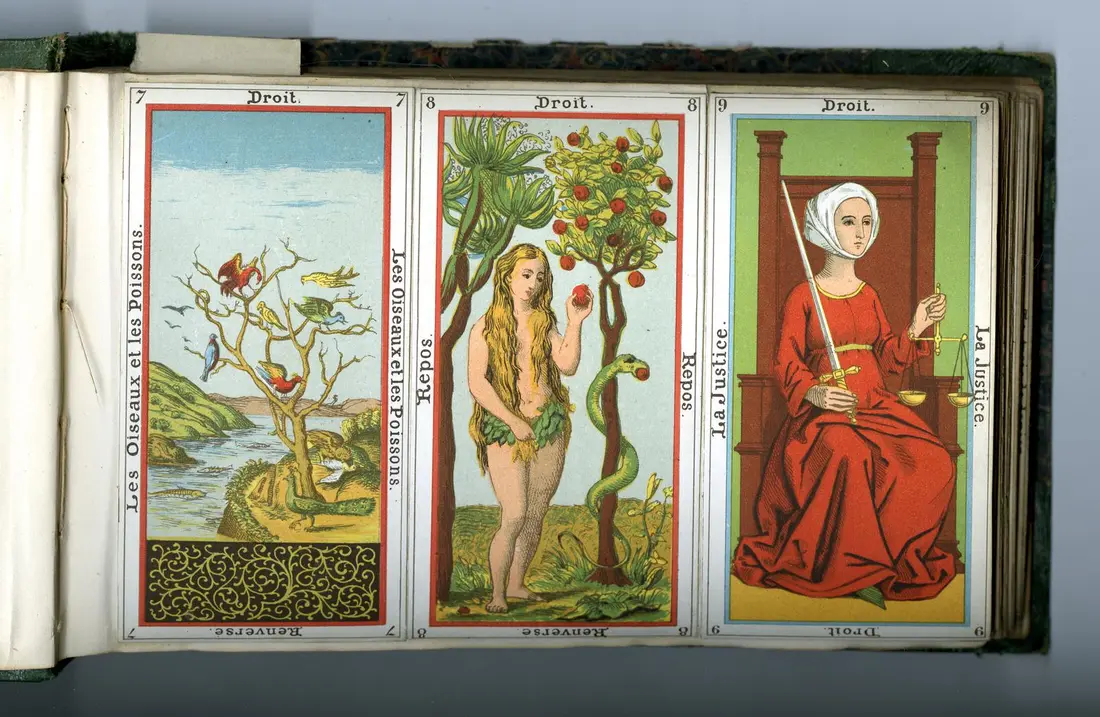 Lá Ba Cốc khi đại diện cho một người: Lá bài Tarot trong các bộ bài cổ