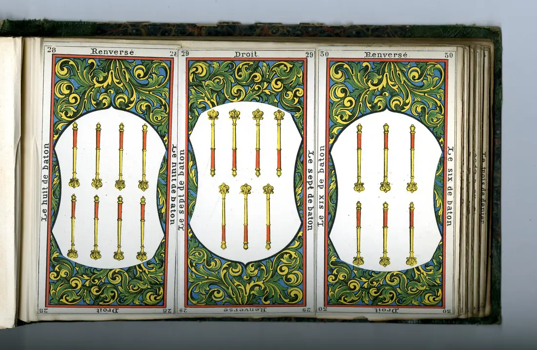 Lá Năm Cốc khi đại diện cho một người: Lá bài Tarot trong các bộ bài cổ