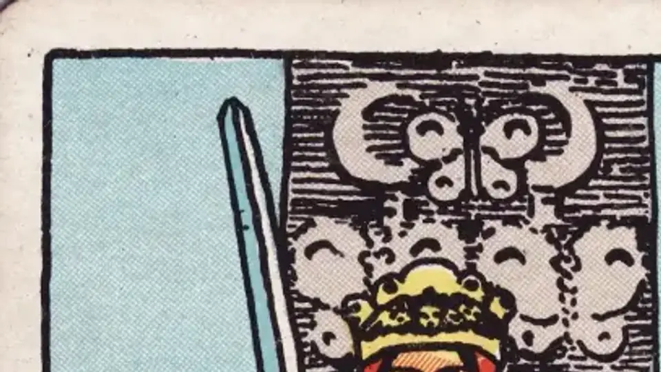 Ý nghĩa lá Vua Kiếm ngược trong Tarot Rider-Waite-Smith