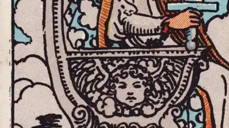 Ý nghĩa lá Hoàng Hậu Kiếm ngược trong Tarot