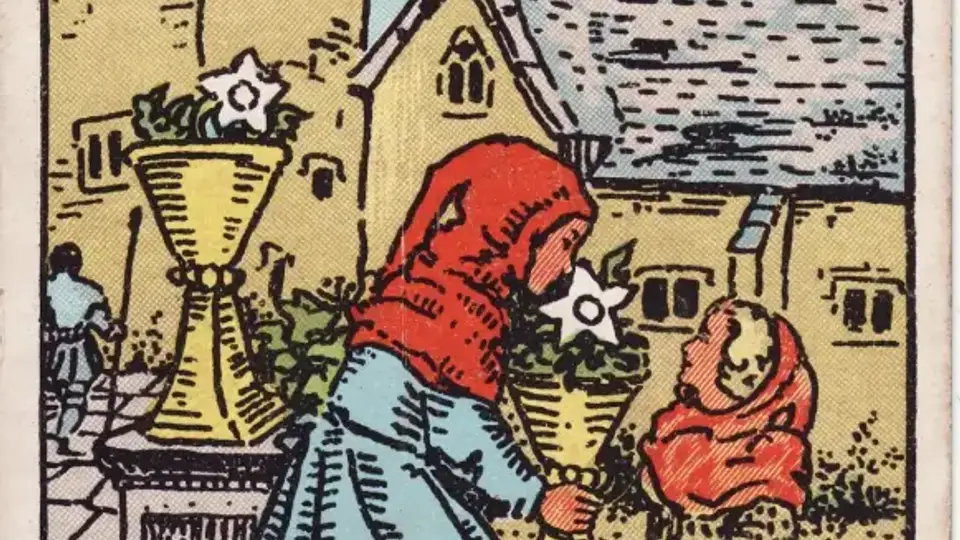 Ý nghĩa lá Sáu Cốc trong tình yêu theo Tarot