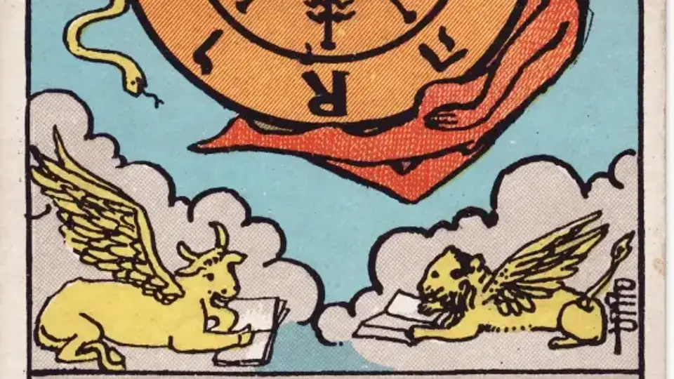 Ý nghĩa lá Bánh Xe Vận Mệnh trong tình yêu chuẩn Tarot