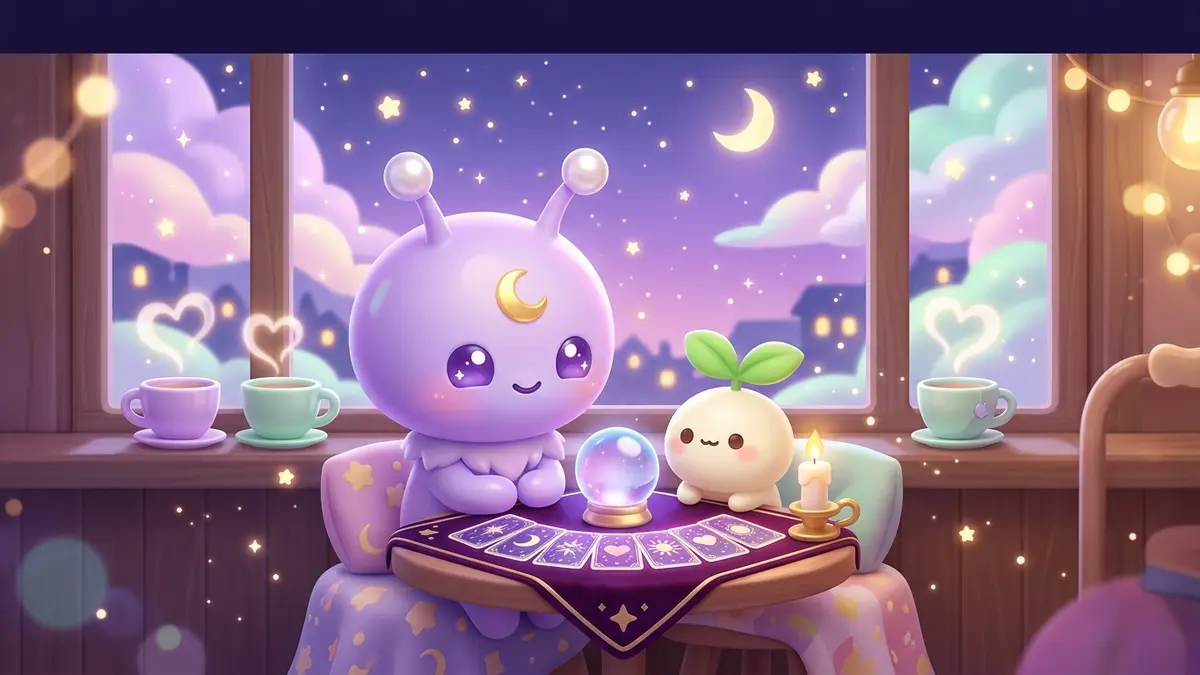 Tarot Tình duyên 25/10/2026: Mặt Trăng soi tỏ