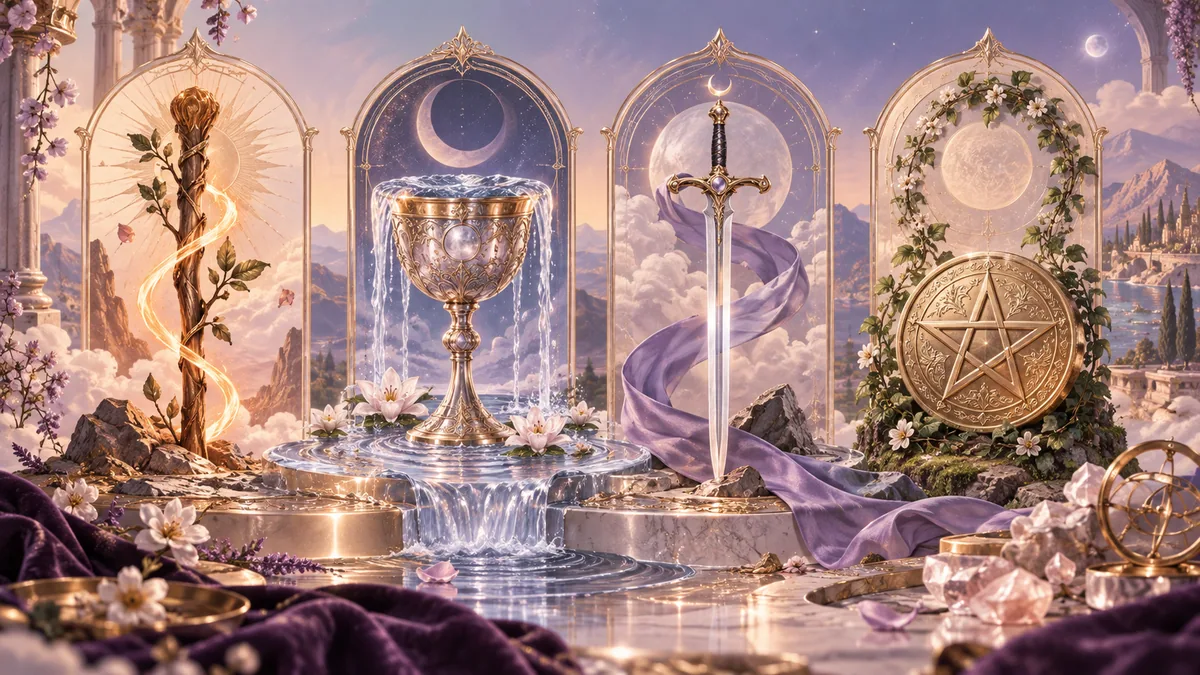 Hướng dẫn trải bài Tarot 1 lá 3 lá và 5 lá cơ bản