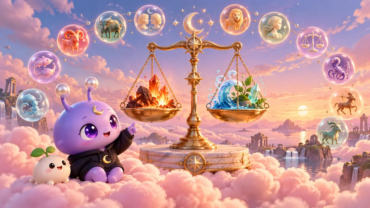 Minh hoạ: Song Tử và Bảo Bình cãi nhau rồi làm lành