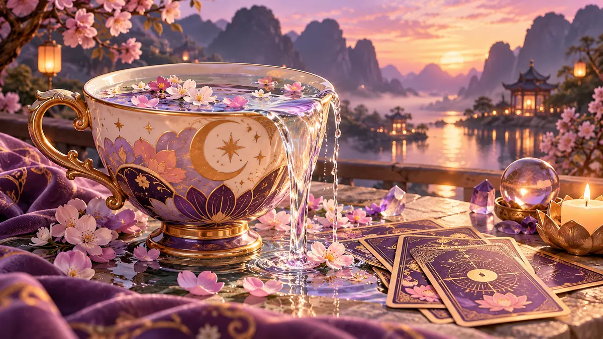 Ý nghĩa lá bài Ace of Cups (Át Cốc) khi đang yêu