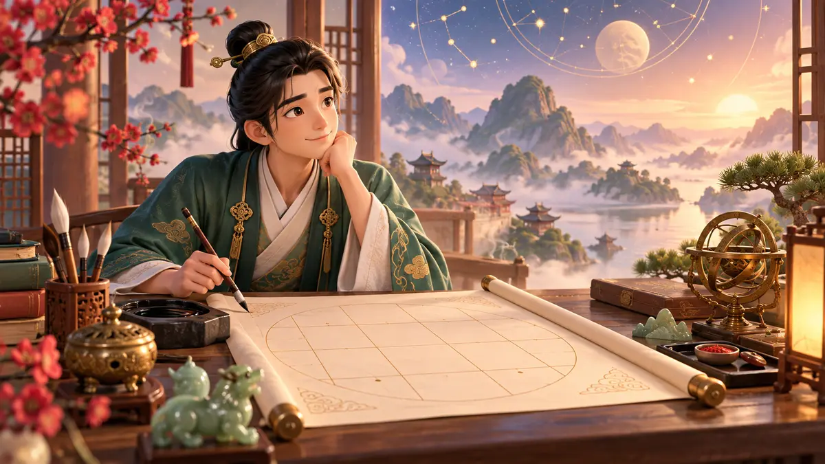 Minh hoạ: Tuần và Triệt trong lá số
