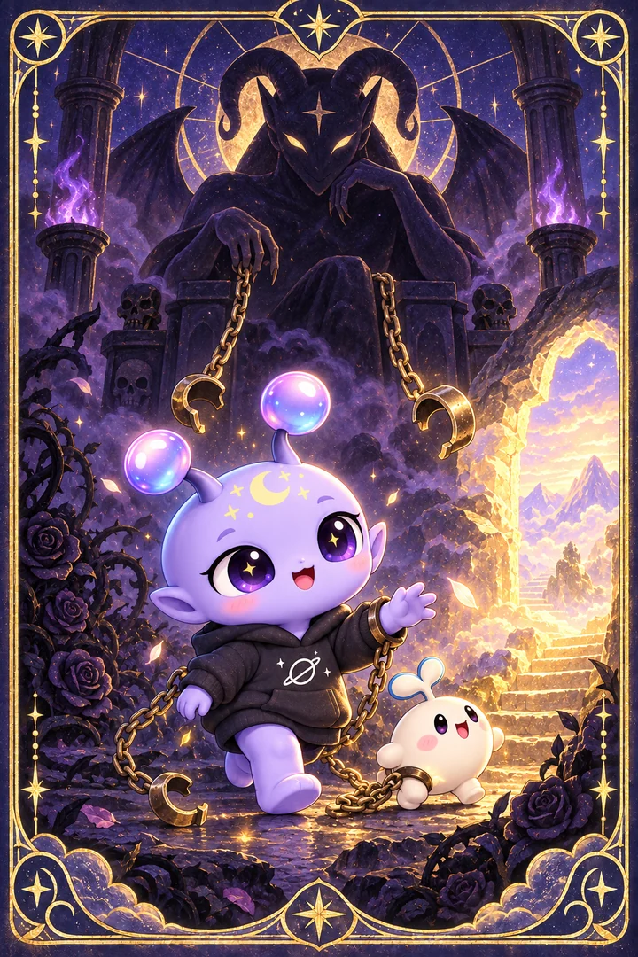 Lá The Devil (Ác Quỷ) trong bộ bài Tarot