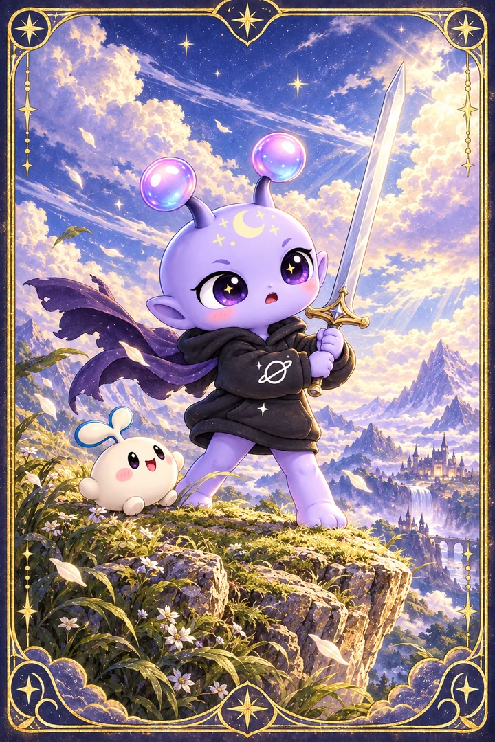 Lá Page of Swords (Hầu Cận Kiếm) trong bộ bài Tarot