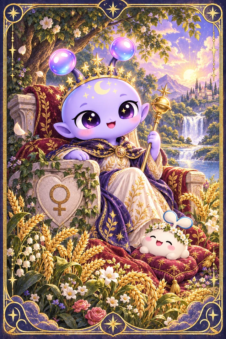 Lá The Empress (Nữ Hoàng) trong bộ bài Tarot
