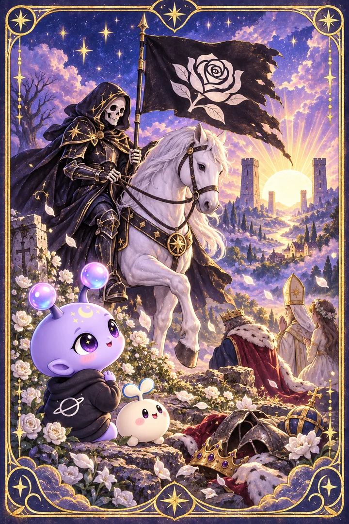 Lá Death (Sự Chuyển Hoá) trong bộ bài Tarot